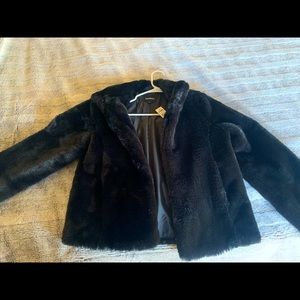 Express faux fur jacket